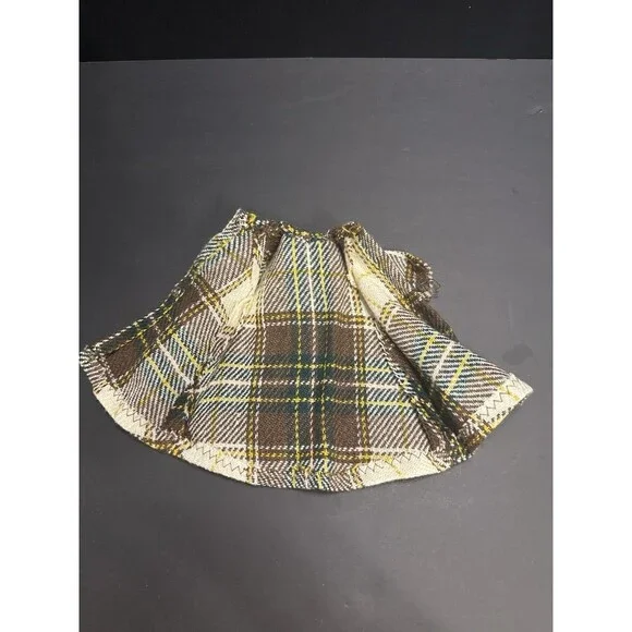 Vintage 1960s Barbie Clone Outfit – Plaid Coat, Bonnet & Scarf - Picture 3 of 7